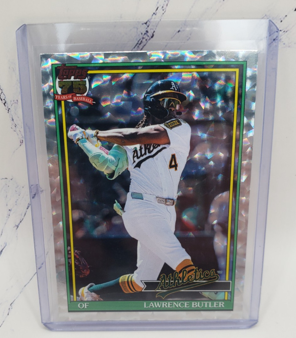 Topps 2026 Series 1 Lawrence Butler 1991 Crackle Chrome T91-85 Athletics